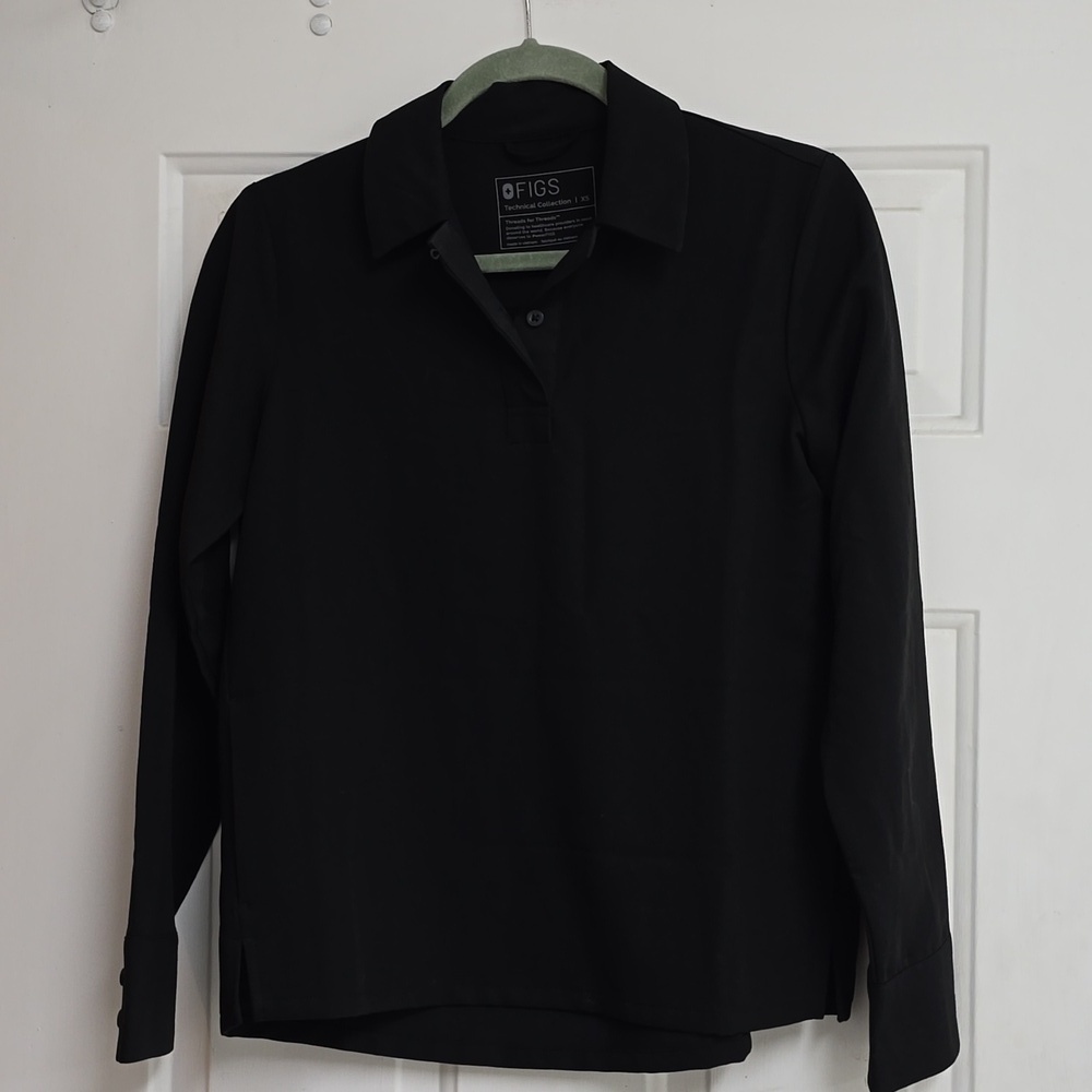 Nala Longsleeve ScrubPolo - Picture 2 of 10